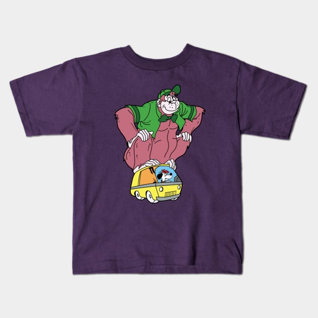 Grape Ape Kids T-Shirt by Chewbaccadoll